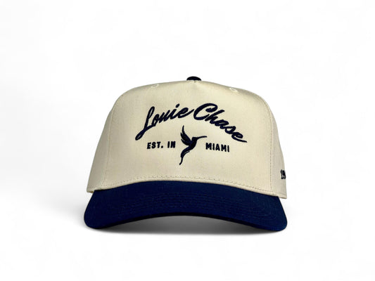 NAVY & CREME TWO-TONED SNAPBACK