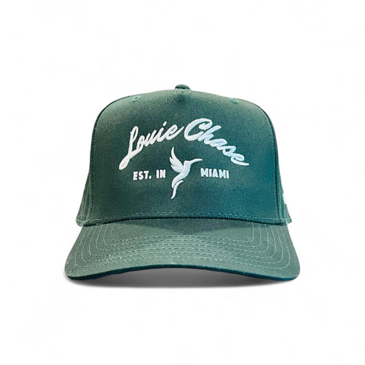 DARK GREEN SNAPBACK